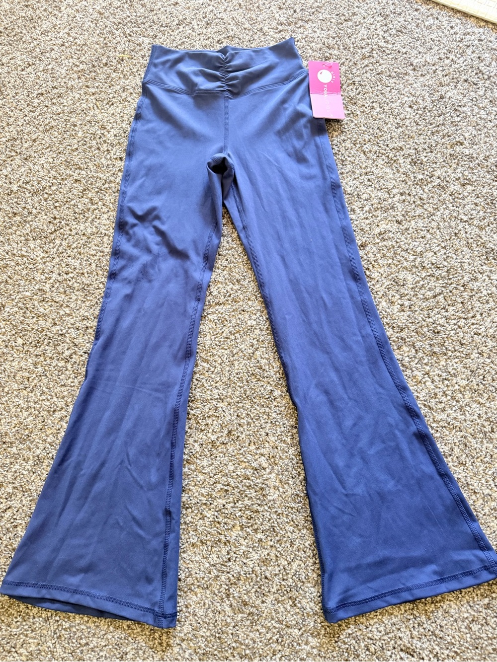 Yogalicious Kids Navy Blue Flare Leggings